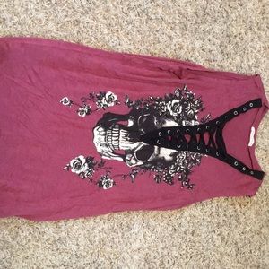 Edgy tank top perfect for Halloween or Fall